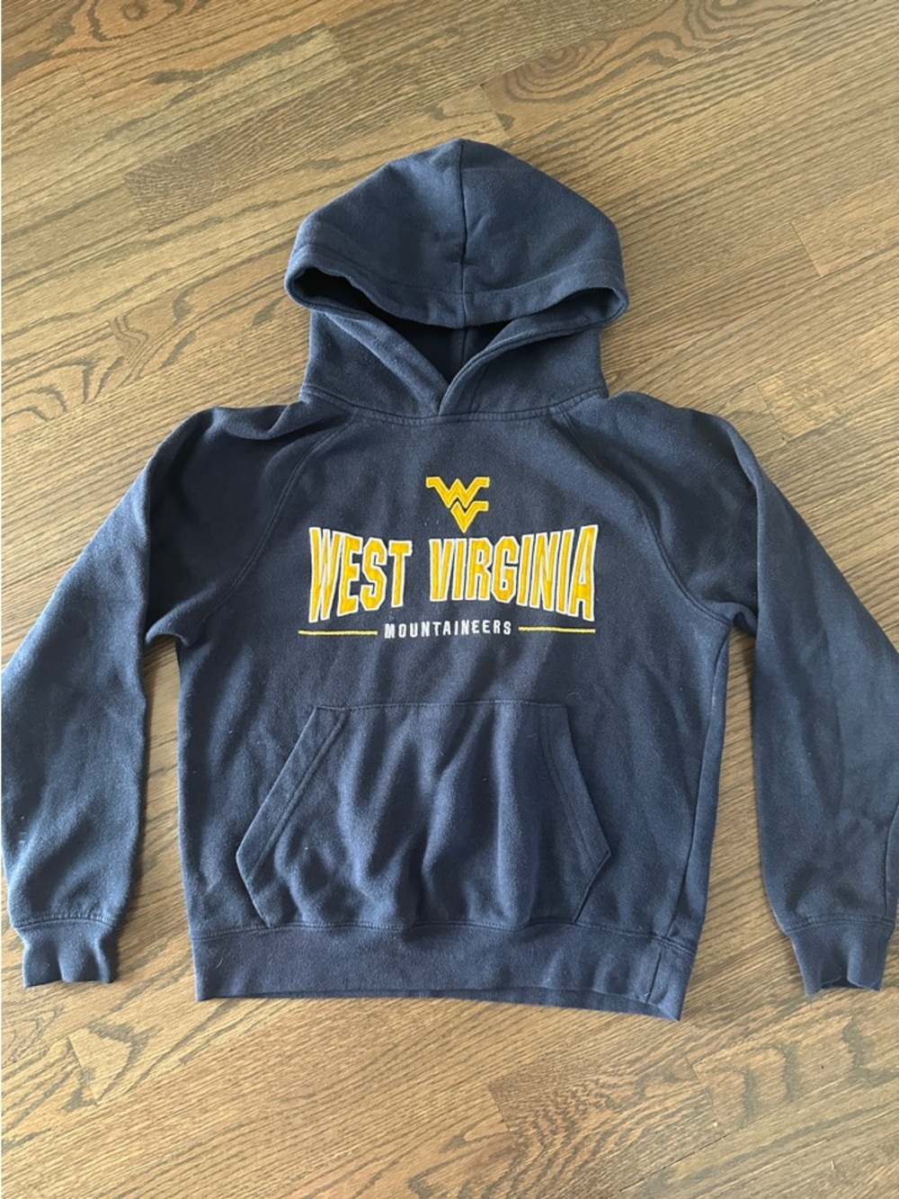 Colosseum Navy and Yellow Youth Hoodie